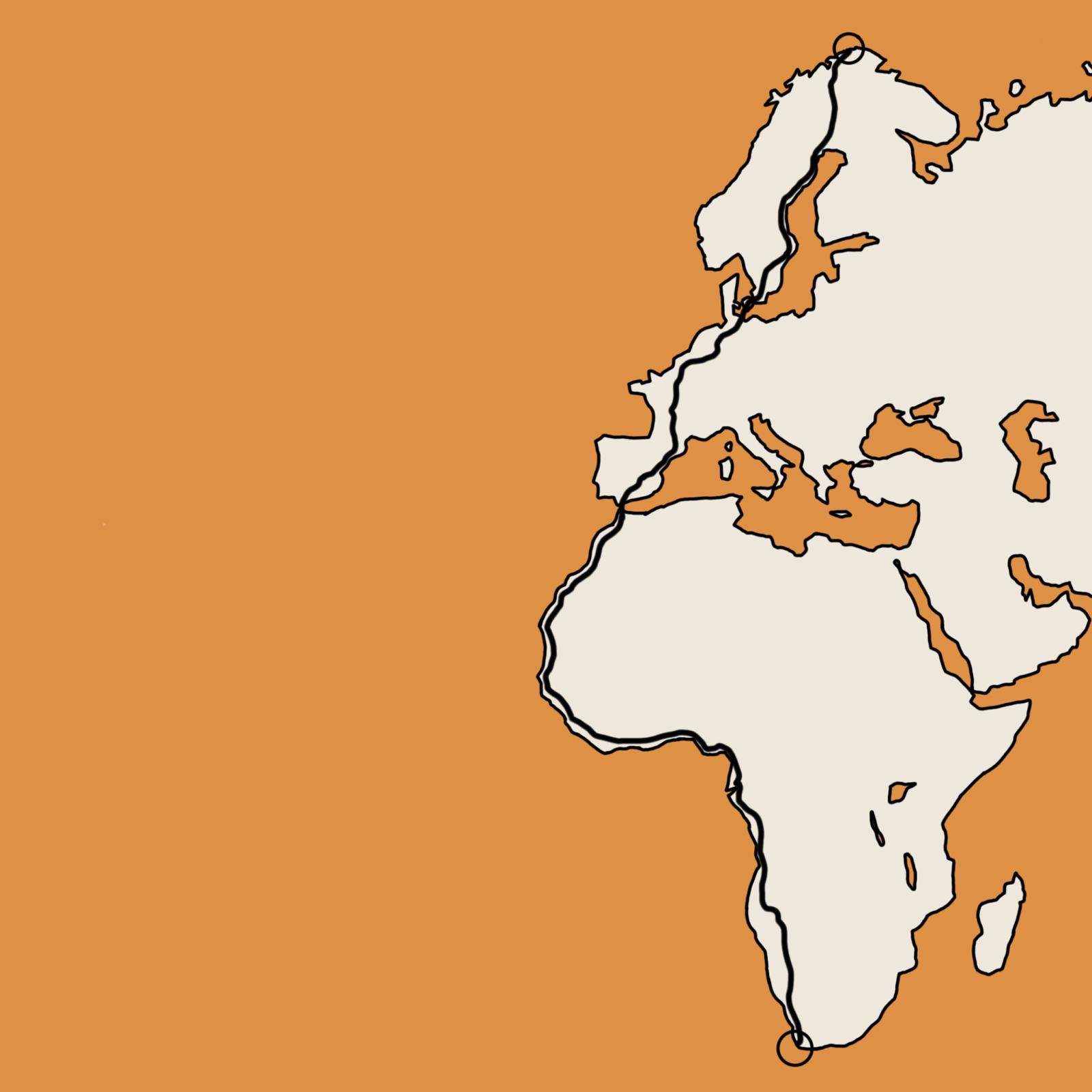 Why Cape (Town) to (Nord)Kapp?